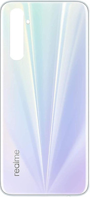 FixHub REALME 6 BACK GIASS BACK COVAR COMPATIBLE Back Panel(WHITE)