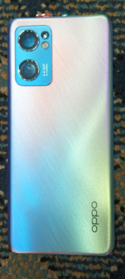 Tusail Oppo Reno 7 OG Replacement Back Cover, Back Panel(Startrails Blue)