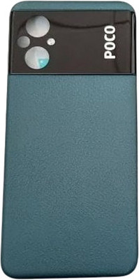 Sandreezz Xiaomi Poco M5 (with Proper Logo) (with Side Volume & Power Buttons) Back Panel(Green)