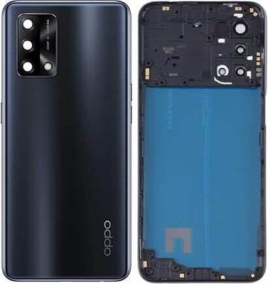 SPAREASP Oppo F19 Back Panel(Black)