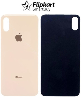 Flipkart SmartBuy Apple iPhone XS Premium Quality (Glass) Back Panel(Gold)
