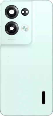 Kraze4blaze Oppo Reno 8 Pro 5G (With Proper Logo) Back Panel(Glazed Green)