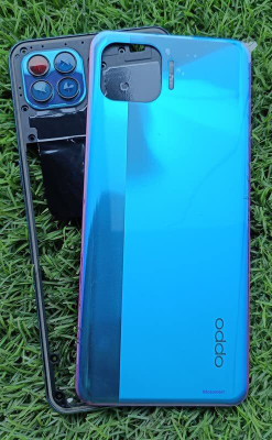 FixHub Oppo F17 Pro BACK GLASS COMPATIBLE Back Panel(BIUE)