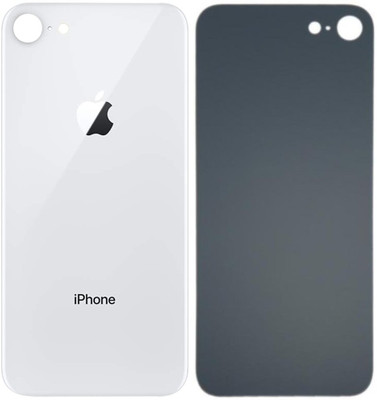 Flipkart SmartBuy Apple iPhone 8 / 8G (Silver) Glass Back Panel(Silver)