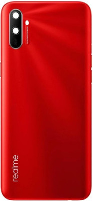 Kraze4blaze Realme C3 (Best Quality)(With Proper Logo) Back Panel(Red)