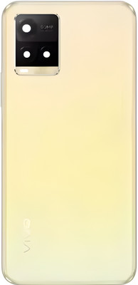 Sandreezz Vivo Y33T with Proper Logo (With Middle Ring Camera Lens & Side Volume Power Buttons) Full Panel(Starry Gold)