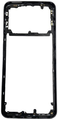 Tworld Vivo T2x 5G ( india ) - ( V2253 ) - [ With Camera Lens Kit ] Middle Ring Chassis Frame Digitizer Panel(Glimmer Black)