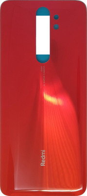 HQP for Xiaomi Redmi Note 8 Pro ( 2015105, M1906G7I, M1906G7G ) [ With Brand LOGO & Pre Installed Adhesive Tape ] Battery Back Glass Door Replacement Back Panel(Red)