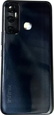 Sparevilla INFINIX HOT 11 X662 Back Door Glass Back Panel(Black)