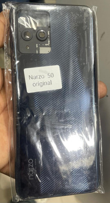 SRaccessories Compatible Realme Narzo 50 (4G) (Housing Body) (Side Keys with Middle Body) Full Panel(Speed Black)