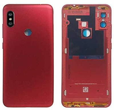 SPAREWARE Red mi Note 6 Pro-Red Back Panel(Red)