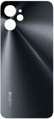 KezeMize Realme 9I 5G (Best Quality)(With Proper Logo) Back Panel(Rocking Black)
