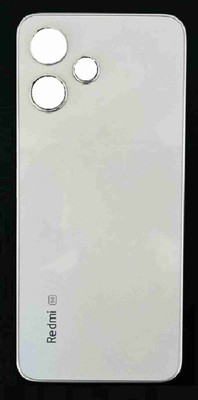 FIONKIY REDMI 12 5G BACK PANEL (ORIGINAL GLASS) Back Panel(WHITE)