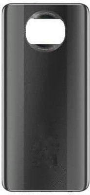 SPAREASP Redmi Poco X3 (With Proper Logo) Black Back Panel(Black)