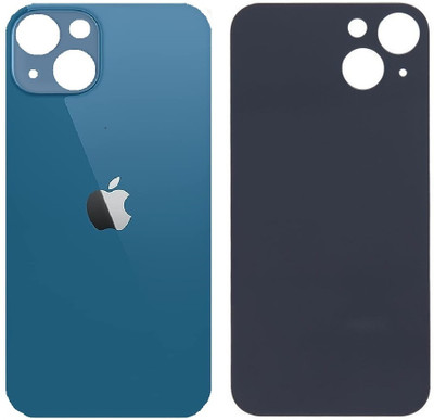 KezeMize Apple iPhone 13 Mini (Best Quality)(With Proper Logo)(Glass) Back Panel(Blue)