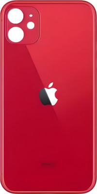 SRaccessories IPhone 11 (Glass) Back Panel(RED)