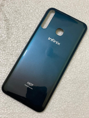 SRaccessories Infinix Hot 8 Back Panel(Quetzal Cyan)