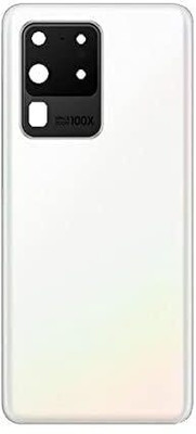 Docile Back Panel for Samsung Galaxy S20 Ultra (White, Glass Replacement Housing Body Cover) Back Panel(White)