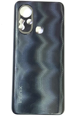 VRAVMO INFINIX INFINIX HOT 11S X6812 (BLACK) Back Panel(BLACK)