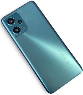 Unique4Ever Redmi Redmi Note 12 (5G) ( With Camera Ring Lens ) Back Panel(Mystique Blue)