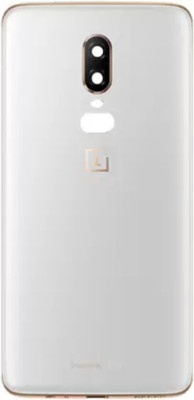 BrewingQ OnePlus Plus 6(Glass) Back Panel(Silk White)
