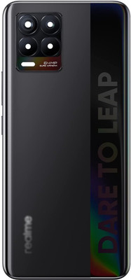 Unique4Ever realme 8 (Housing Body) with (with Proper Logo) Full Panel(Cyber Black)
