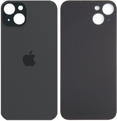 Kraze4blaze Apple iPhone 15 Plus (Best Quality)(With Proper Logo)(Glass) Back Panel(Black)