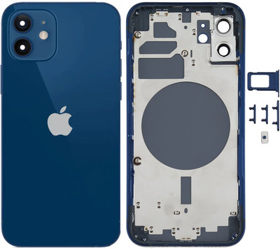 Flipkart SmartBuy Apple iPhone 12 (with SIM Card Tray & Side keys & Camera Lens) Full Panel(Blue)
