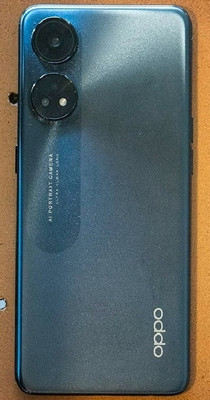 AL HAYY TRADERS Oppo reno 8t 4G FULL BODY HOUSING Full Panel(BLACK)