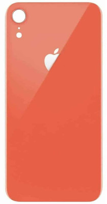 Tworld Apple iPhone XR ( A2105, A1984, A2107, A2108, A2106 ) Battery Back Glass Replacement Back Panel(Coral)