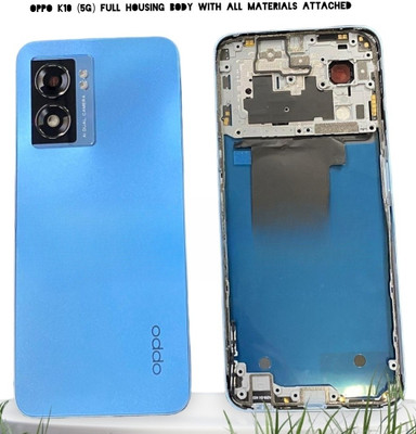 AL BAARI STORE OPPO K10 5G Full housing body with all materials attached Full Panel(Blue)