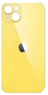 Sandreezz Apple iPhone 14 (Glass) Back Panel(Yellow)