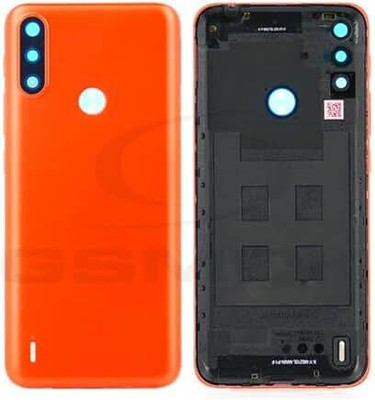 SPAREASP Motorola Moto E7 Power Back Panel(Orange)