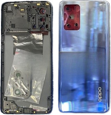 AL BAARI STORE Oppo Oppo F19 (model no.CPH2219) full housing with all materials attached Full Panel(Blue)