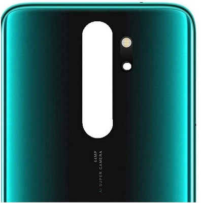 KezeMize Xiaomi Redmi Note 8 Pro (Glass) (with Proper Logo) Back Panel(Green)