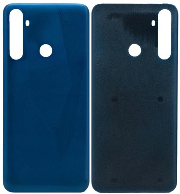 Kraze4blaze Realme 5 (With Proper Logo) Back Panel(Crystal Blue)