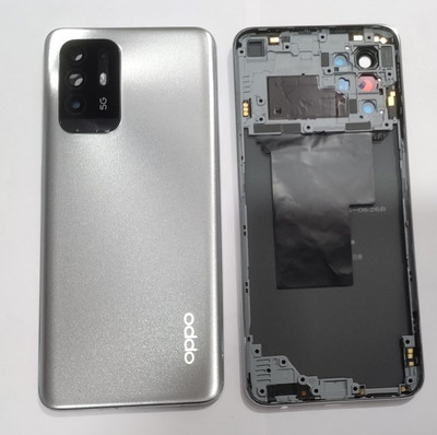 IncMart For F19 Pro+ 5G (With Body Housing key,Ring,Camera Lens) Full Panel(Silver)
