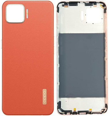 Unique4Ever Oppo F17 With Side Volume & Power Buttons Back Panel(Dynamic Orange)