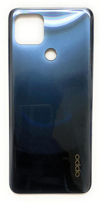 Kraze4blaze Oppo A15 (CPH2185) (With Proper Logo) Back Panel(Dynamic Black)