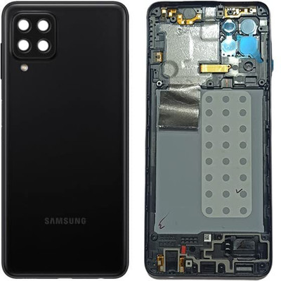 Flipkart SmartBuy SAMSUNG GALAXY A22 (4G) With Middle Ring & Volume Power Buttons Back Panel(Black)