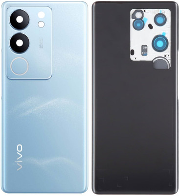 Flipkart SmartBuy Vivo V29 Pro (Glass OG) with Camera Ring Lens Glass Back Panel(Blue)