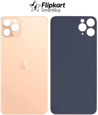 Flipkart SmartBuy Apple iPhone 11 Pro Max Premium Quality (Glass) Back Panel(Matte Gold)