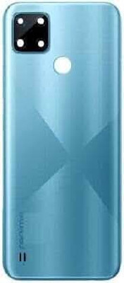 SPAREASP Realme C21y (With Proper Logo) Blue Back Panel(Blue)