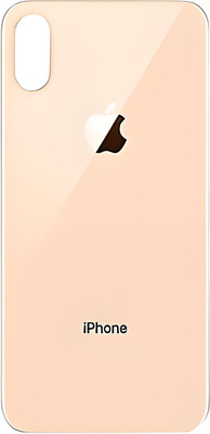 SRaccessories iPhone XS Max (Glass) Back Panel(Gold)