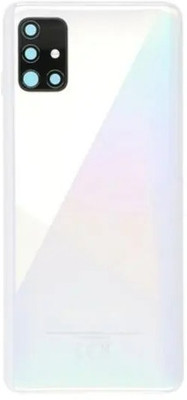 SRaccessories Samsung A51 with camera lances Back Panel(white)