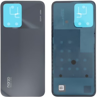 Sandreezz Realme Narzo 50A Prime (Best Quality) (with Proper Logo) Back Panel(Flash Black)