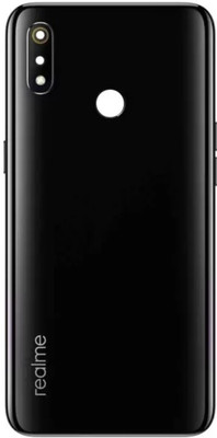KezeMize Realme 3 (Best Quality)(With Proper Logo) Back Panel(Black)