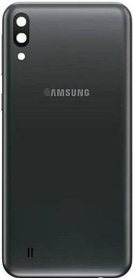 SRaccessories Samsung Galaxy M10 Back Panel(Black)