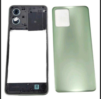 IncMart For MOTOROLA Moto G54 Housing Body Middle Ring Panel Glass, Key Full Panel(Green)