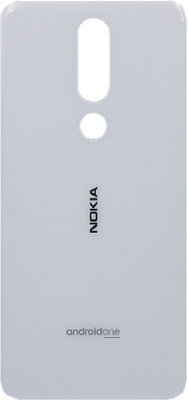 Tworld Battery Back Glass Door Replacement For Nokia 5.1 Plus Back Panel(Glacier white)
